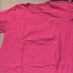 Guy Harvey Pink Short Sleeve Shirt Size L